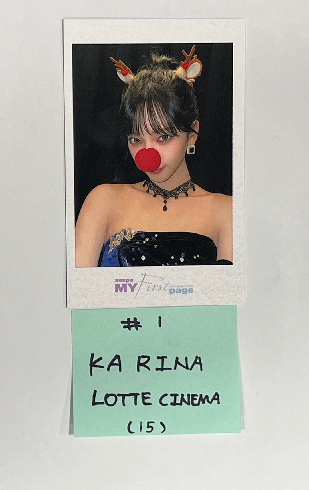 Aespa "aespa: MyFirst Page" - LOTTE CINEMA Event Polaroid Type Photocard [24.2.28] - HALLYUSUPERSTORE