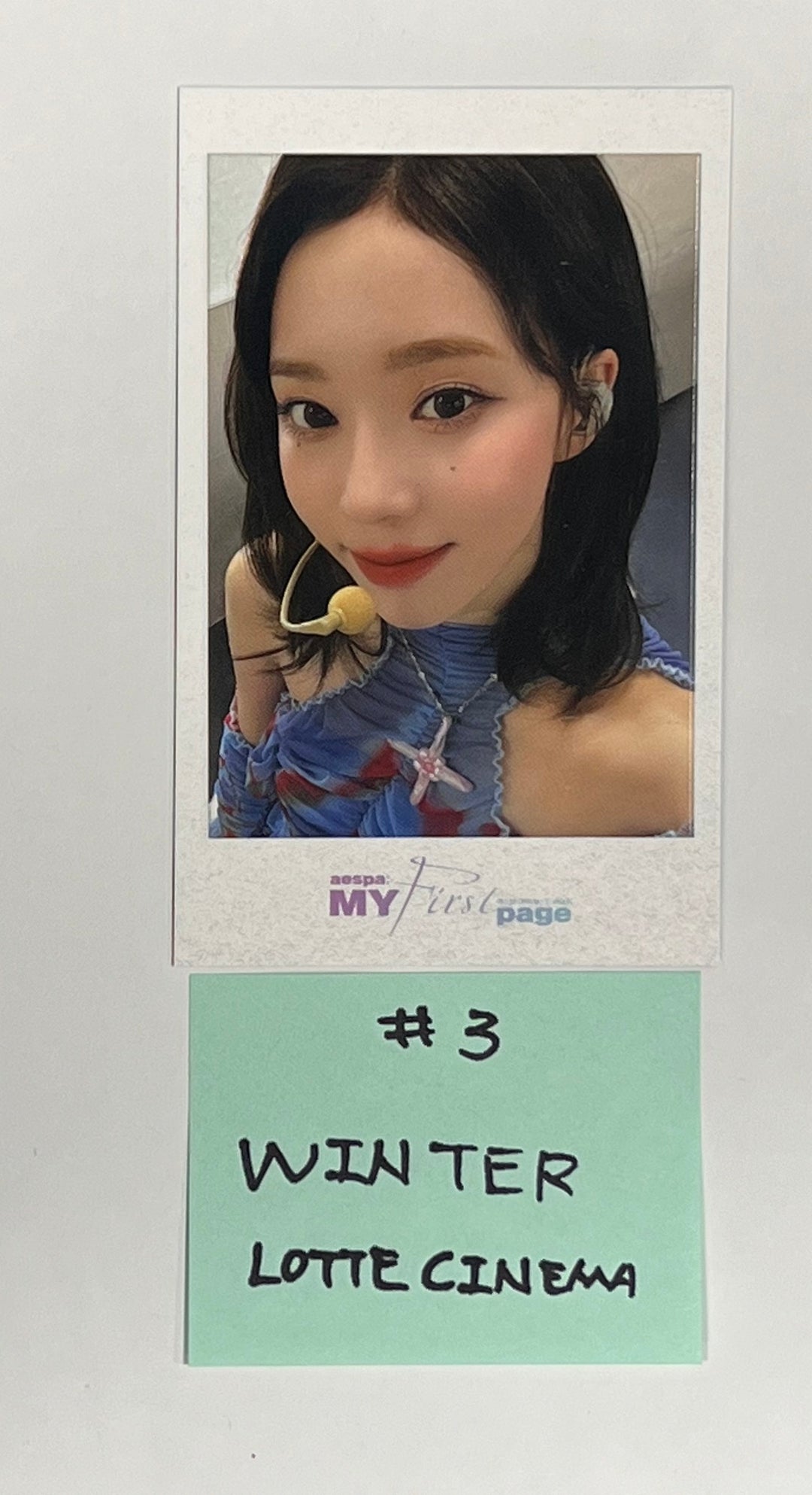 Aespa "aespa: MyFirst Page" - LOTTE CINEMA Event Polaroid Type Photocard [24.2.28] - HALLYUSUPERSTORE