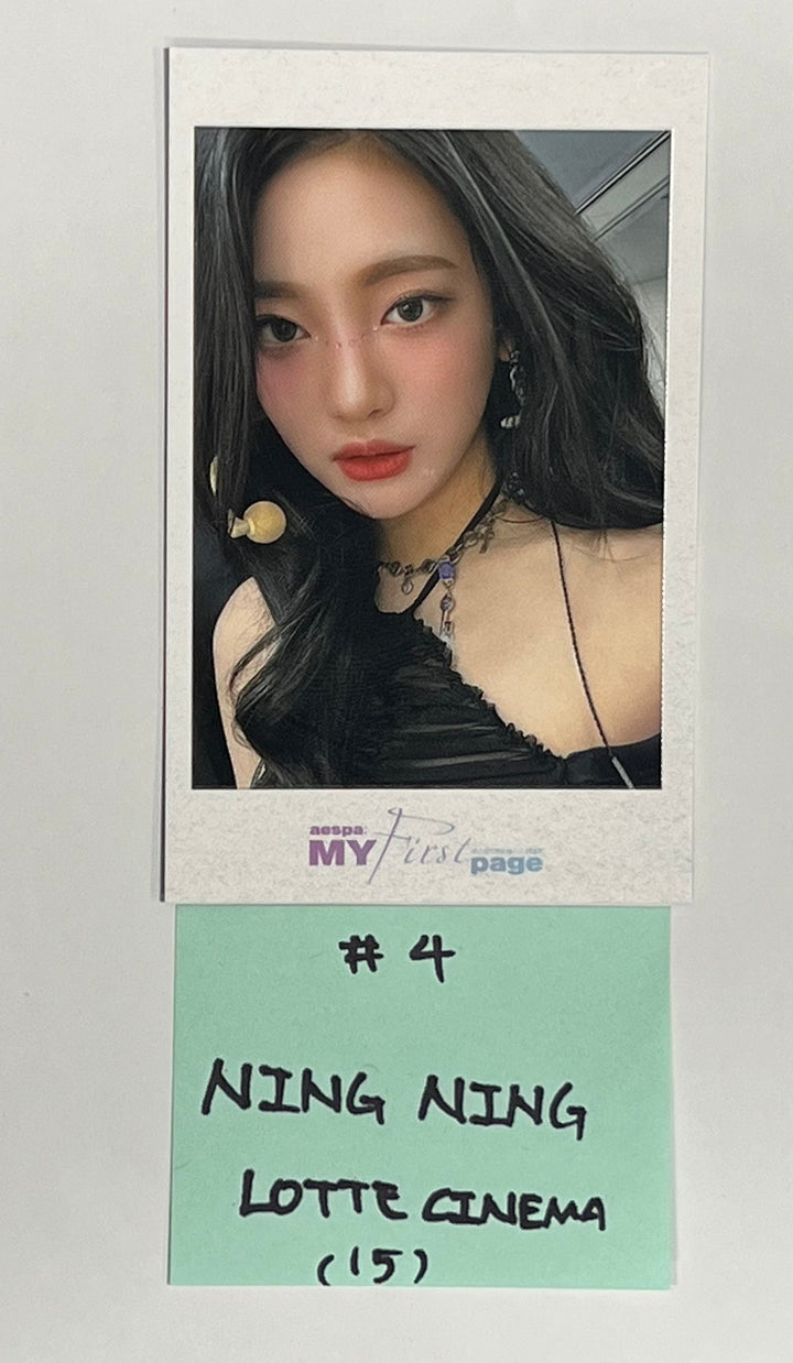 Aespa "aespa: MyFirst Page" - LOTTE CINEMA Event Polaroid Type Photocard [24.2.28] - HALLYUSUPERSTORE