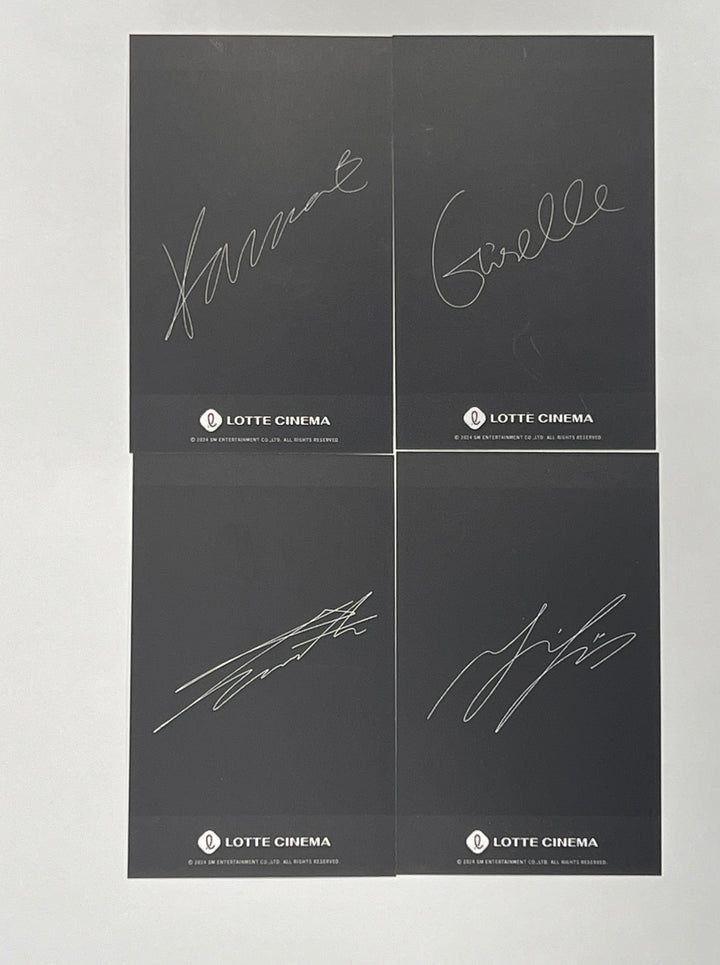 Aespa "aespa: MyFirst Page" - LOTTE CINEMA Event Polaroid Type Photocard [24.2.28] - HALLYUSUPERSTORE