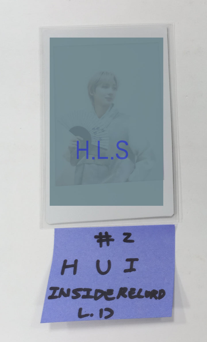 HUI "WHU IS ME : Complex" 1st Mini - Inside Record Lucky Draw Event Polaroid [Unsigned] [24.2.29] - HALLYUSUPERSTORE