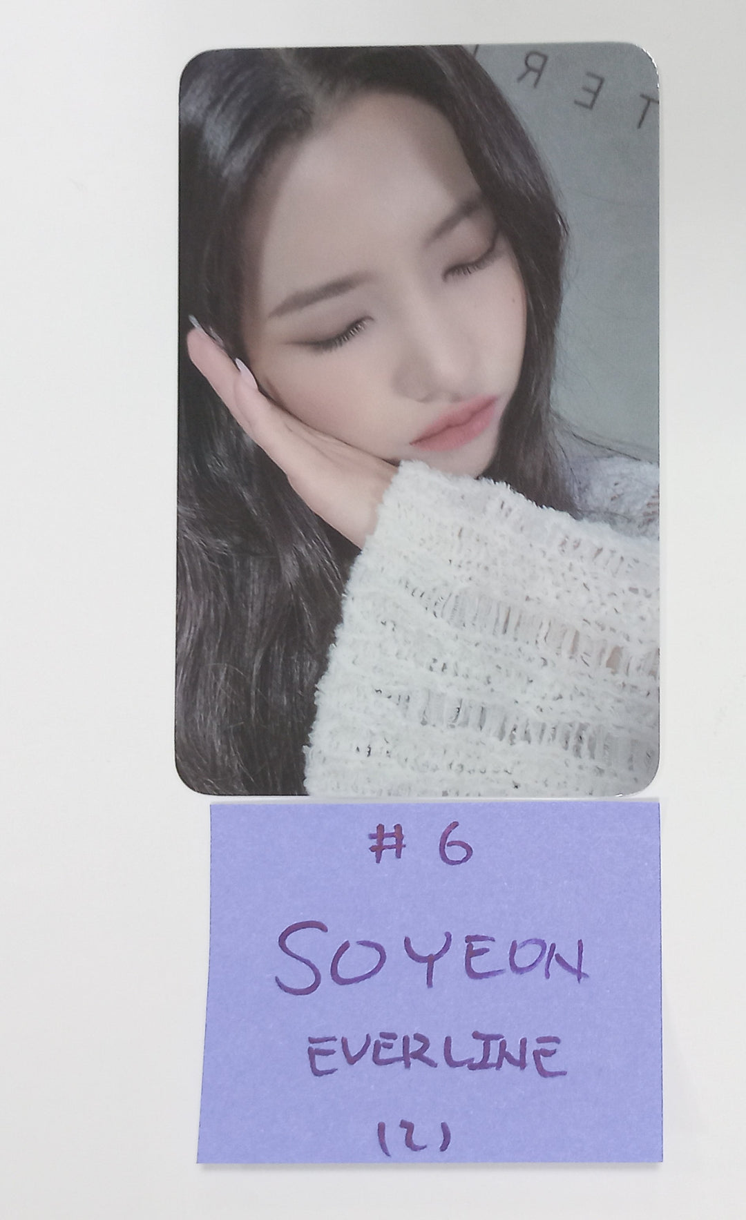 (g) I-DLE "2" 2nd Full Album - Everline Fansign Event Photocard [24.2.29] - HALLYUSUPERSTORE