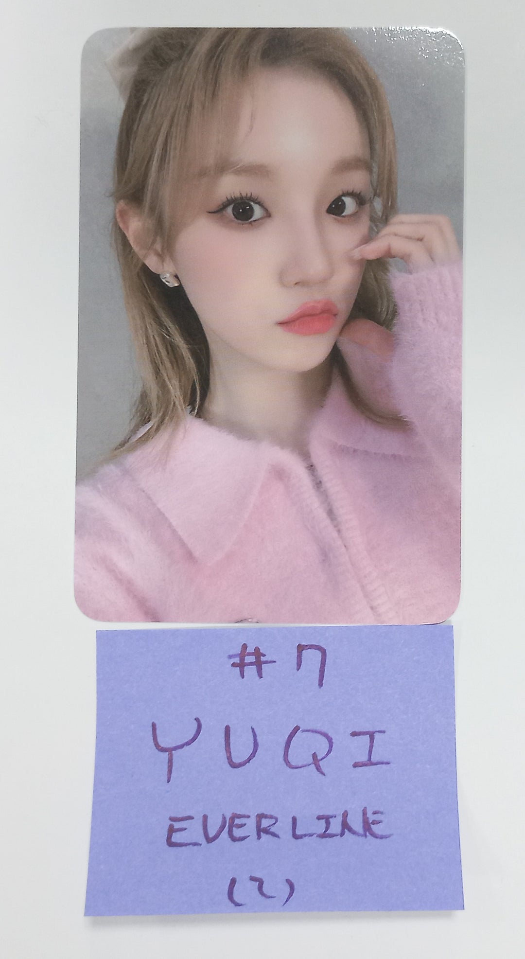 (g) I-DLE "2" 2nd Full Album - Everline Fansign Event Photocard [24.2.29] - HALLYUSUPERSTORE