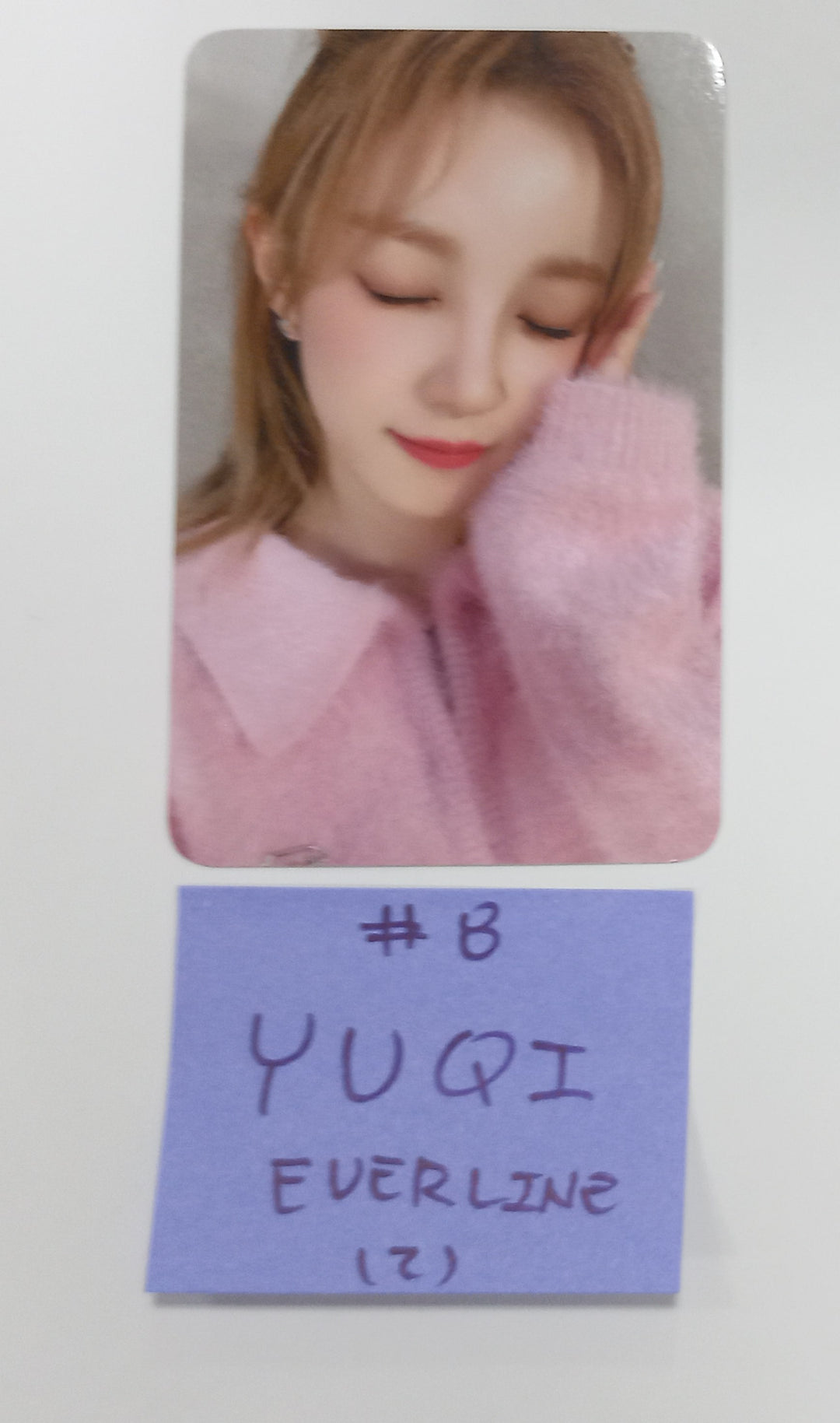 (g) I-DLE "2" 2nd Full Album - Everline Fansign Event Photocard [24.2.29] - HALLYUSUPERSTORE