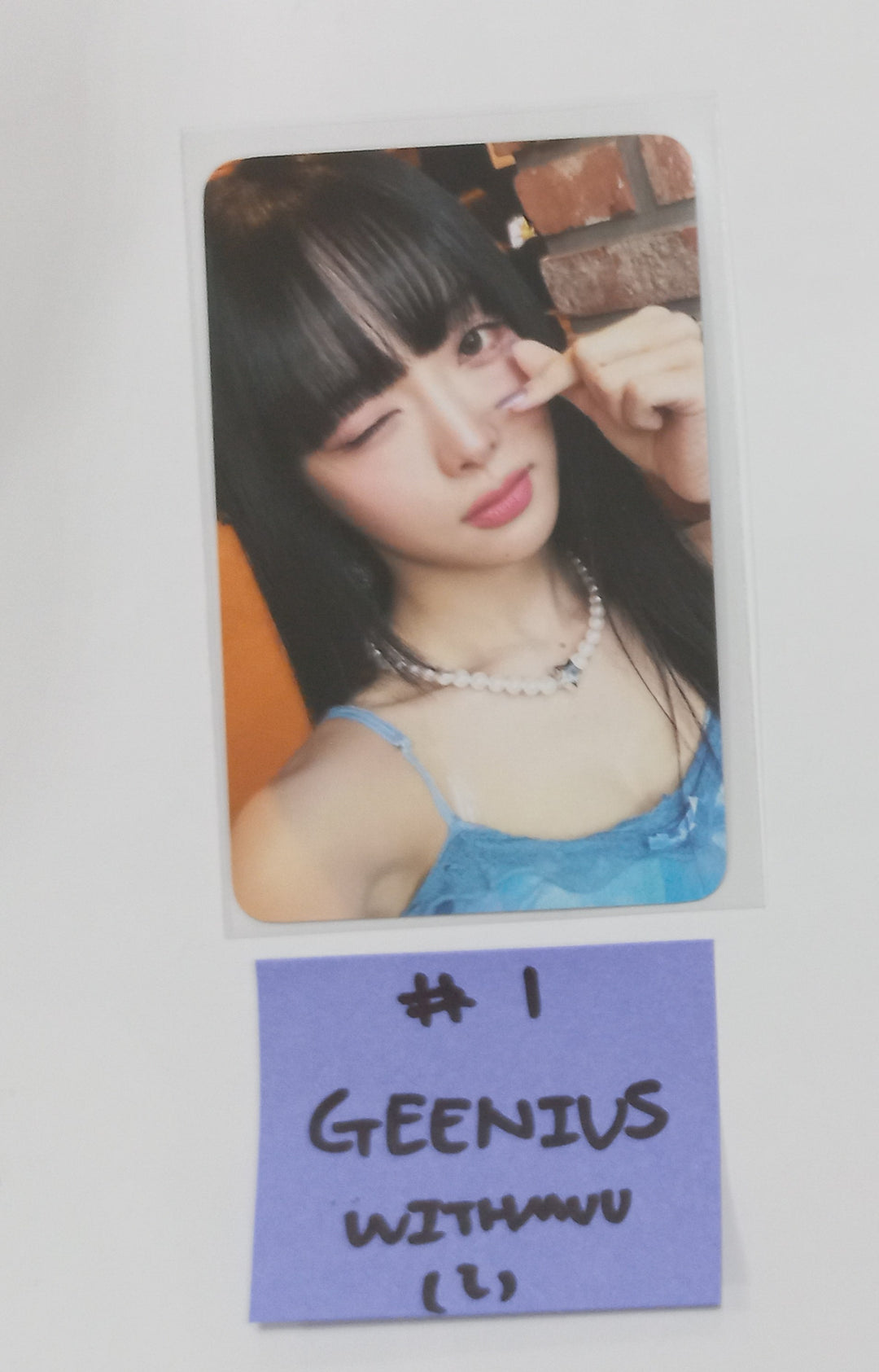 Geenius - Withmuu Photobook Pre-Order Benefit Photocard [24.2.29] - HALLYUSUPERSTORE
