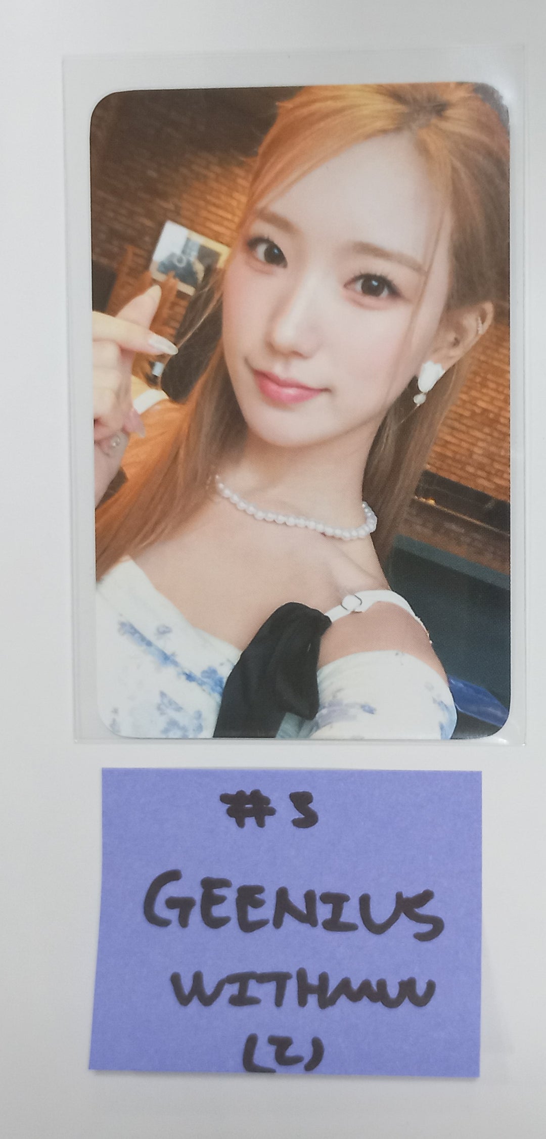 Geenius - Withmuu Photobook Pre-Order Benefit Photocard [24.2.29] - HALLYUSUPERSTORE