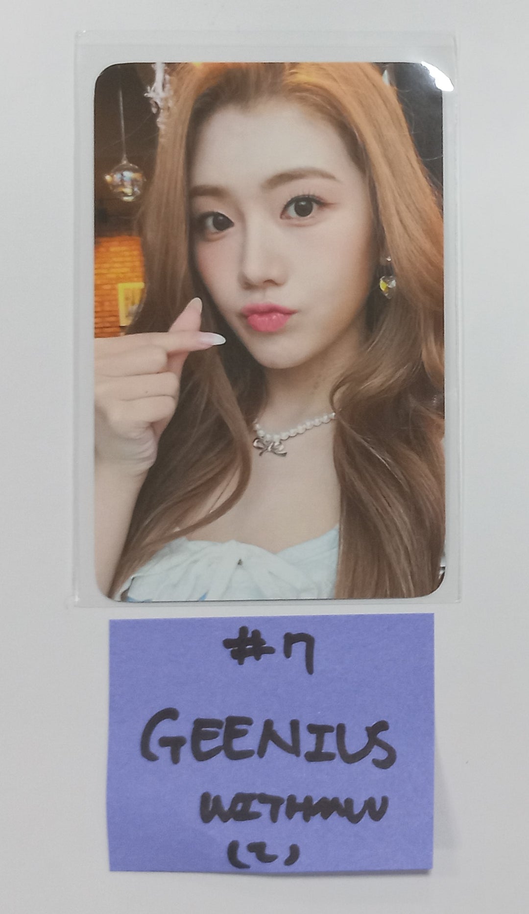 Geenius - Withmuu Photobook Pre-Order Benefit Photocard [24.2.29] - HALLYUSUPERSTORE
