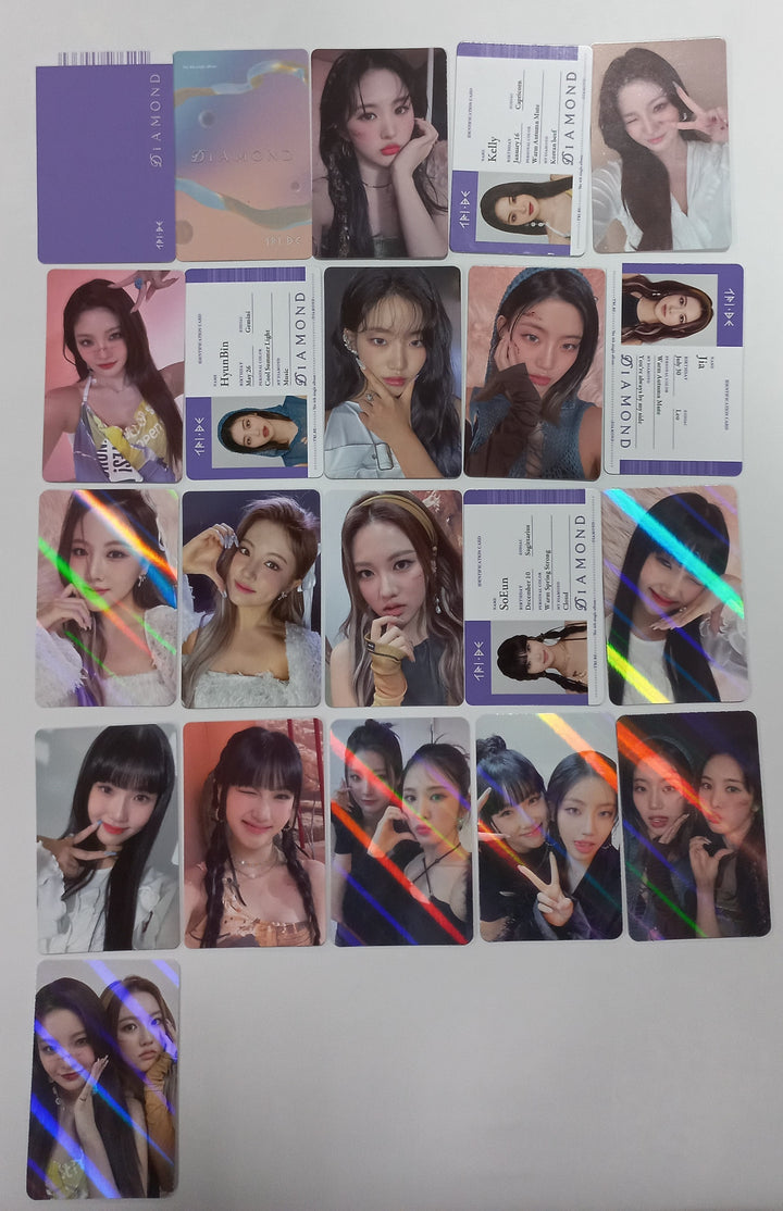 TRI.BE "Diamond" - Official Photocard, ID Card [Updated 24.4.3] - HALLYUSUPERSTORE