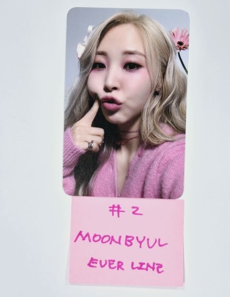 MOONBYUL "Starlit of Muse" - Everline Fansign Event Photocard [24.3.4] - HALLYUSUPERSTORE