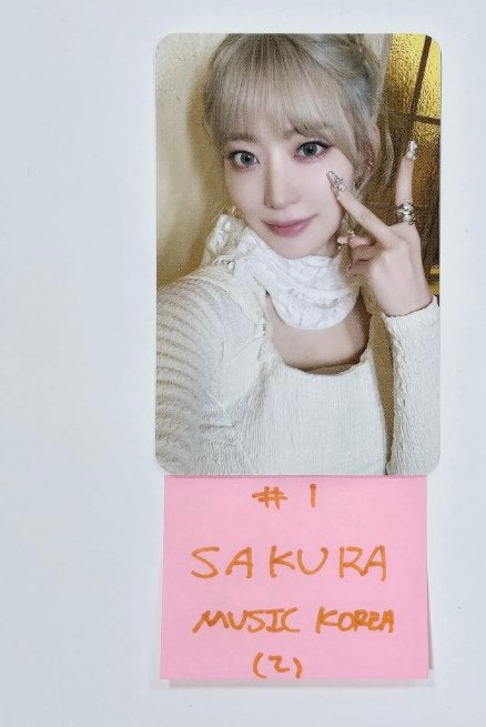 Le Sserafim 3rd Mini "EASY" - Music Korea Fansign Event Photocard [24.3.4] - HALLYUSUPERSTORE