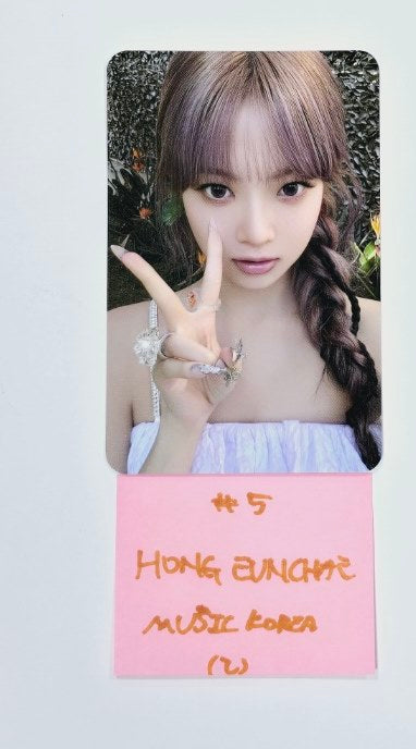 Le Sserafim 3rd Mini "EASY" - Music Korea Fansign Event Photocard [24.3.4] - HALLYUSUPERSTORE