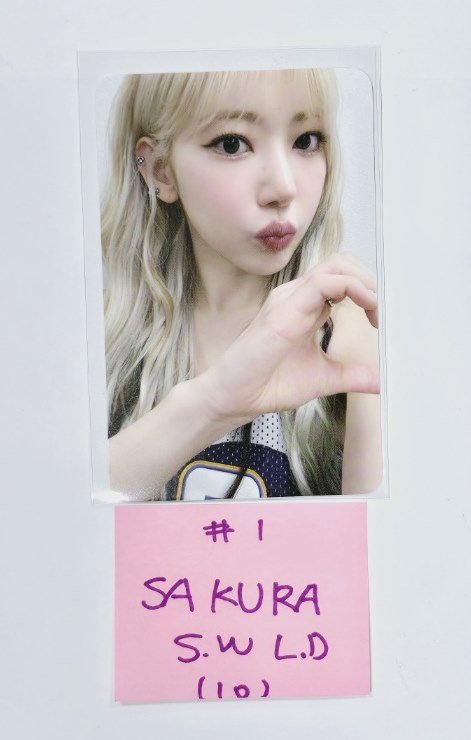 Le Sserafim 3rd Mini "EASY" - Soundwave Lucky Draw Event Photocard, Polaroid Type Photocard [24.3.4] - HALLYUSUPERSTORE