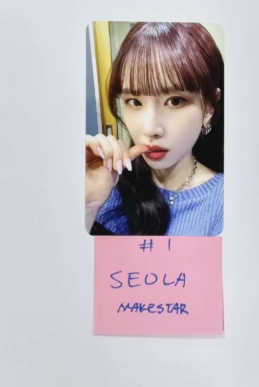 SEOLA (Of WJSN) "INSIDE OUT" - Makestar Fansign Event Photocard [24.3.4] - HALLYUSUPERSTORE