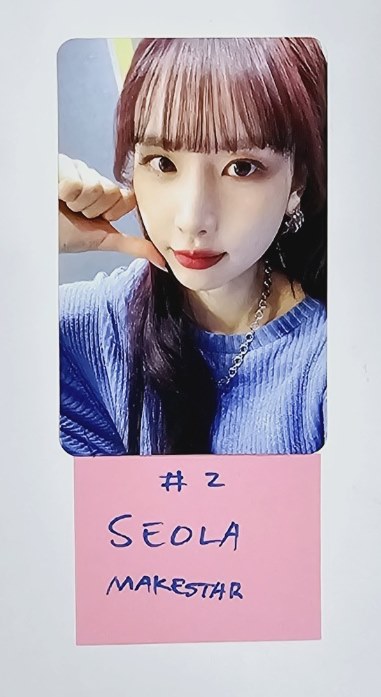 SEOLA (Of WJSN) "INSIDE OUT" - Makestar Fansign Event Photocard [24.3.4] - HALLYUSUPERSTORE