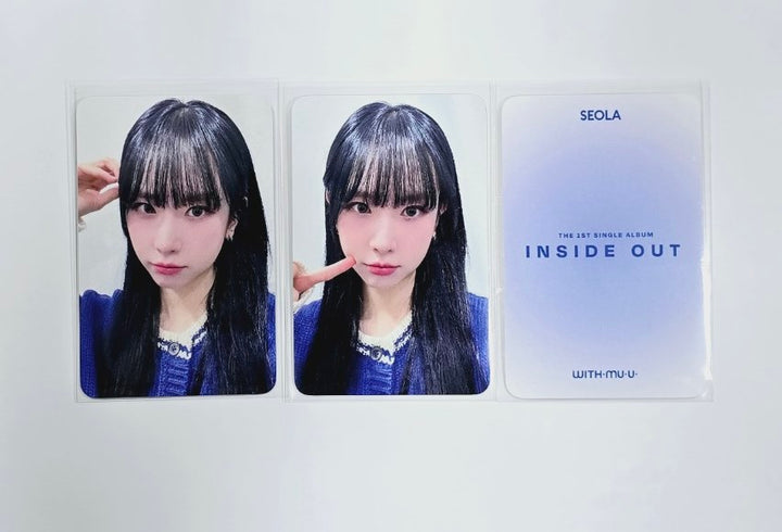 SEOLA (Of WJSN) "INSIDE OUT" - Withmuu Fansign Event Photocard [24.3.4] - HALLYUSUPERSTORE