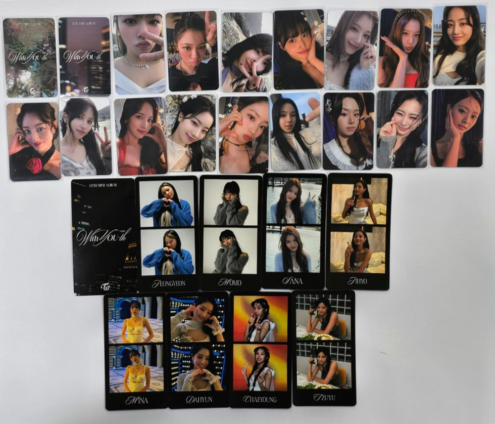TWICE "With YOU-th" Mini 13th - Music Plant Lucky Draw Event Photocard, 2 Cut Photo [24.3.4] - HALLYUSUPERSTORE