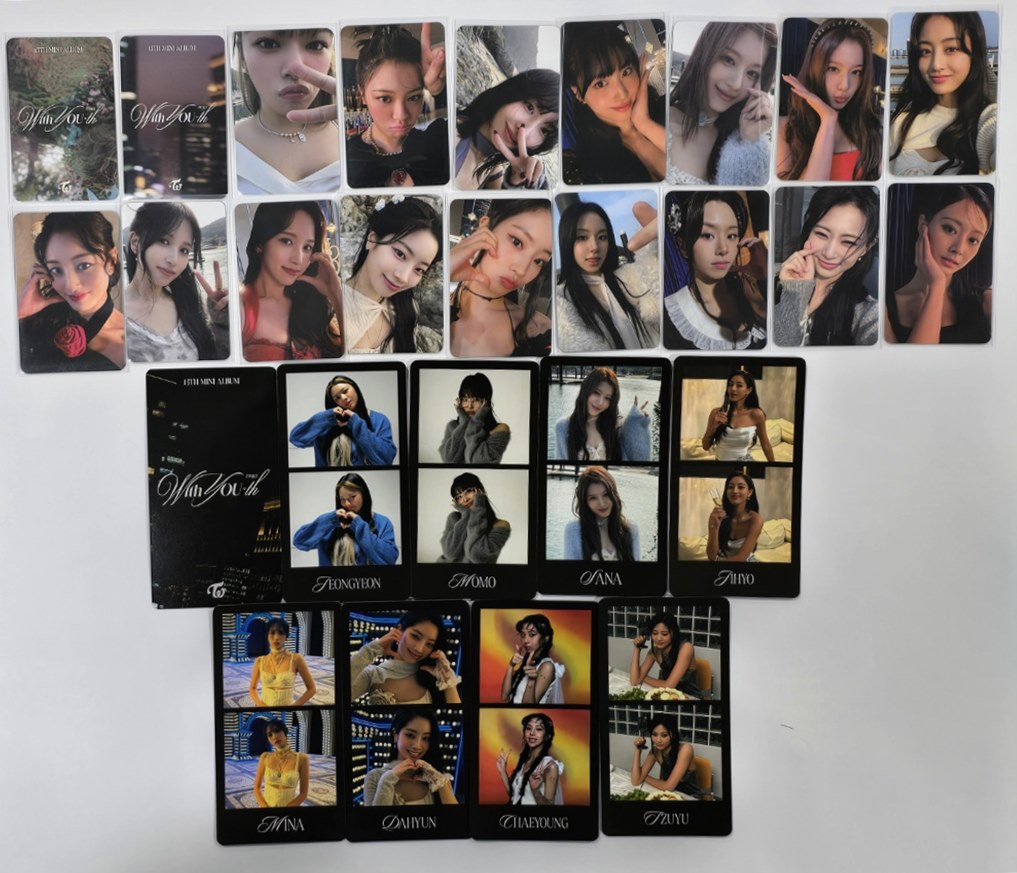 TWICE "With YOU-th" Mini 13th - Music Plant Lucky Draw Event Photocard, 2 Cut Photo [24.3.4] - HALLYUSUPERSTORE