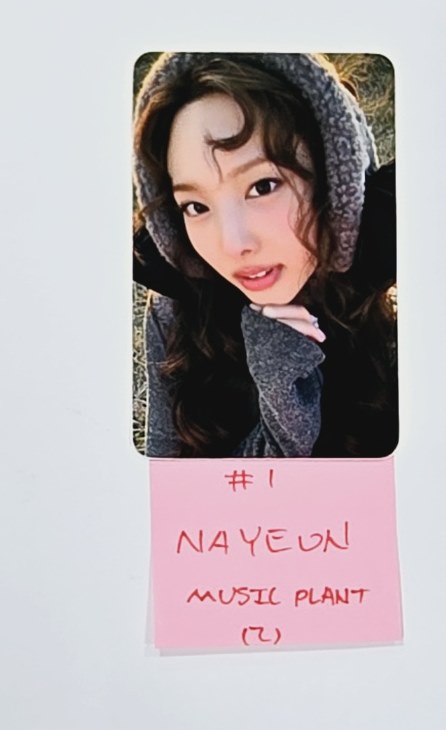 TWICE "With YOU-th" Mini 13th - Music Plant Pre-Order Benefit Photocard [24.3.4] - HALLYUSUPERSTORE