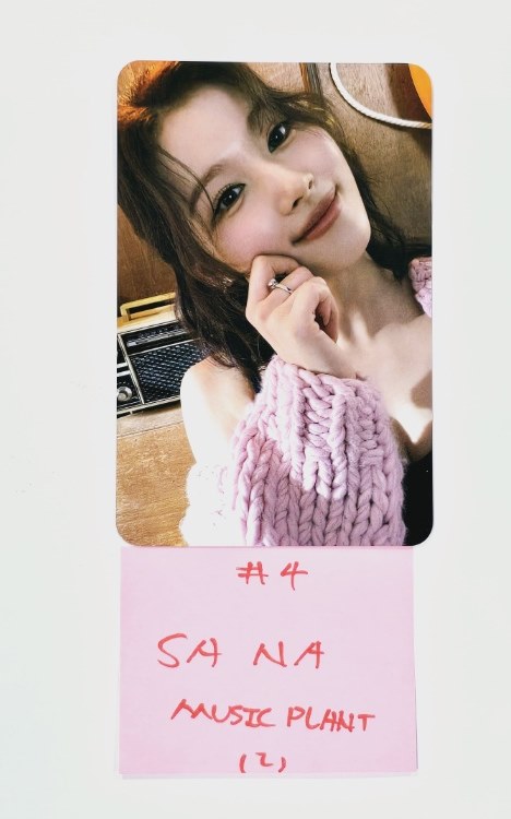 TWICE "With YOU-th" Mini 13th - Music Plant Pre-Order Benefit Photocard [24.3.4] - HALLYUSUPERSTORE