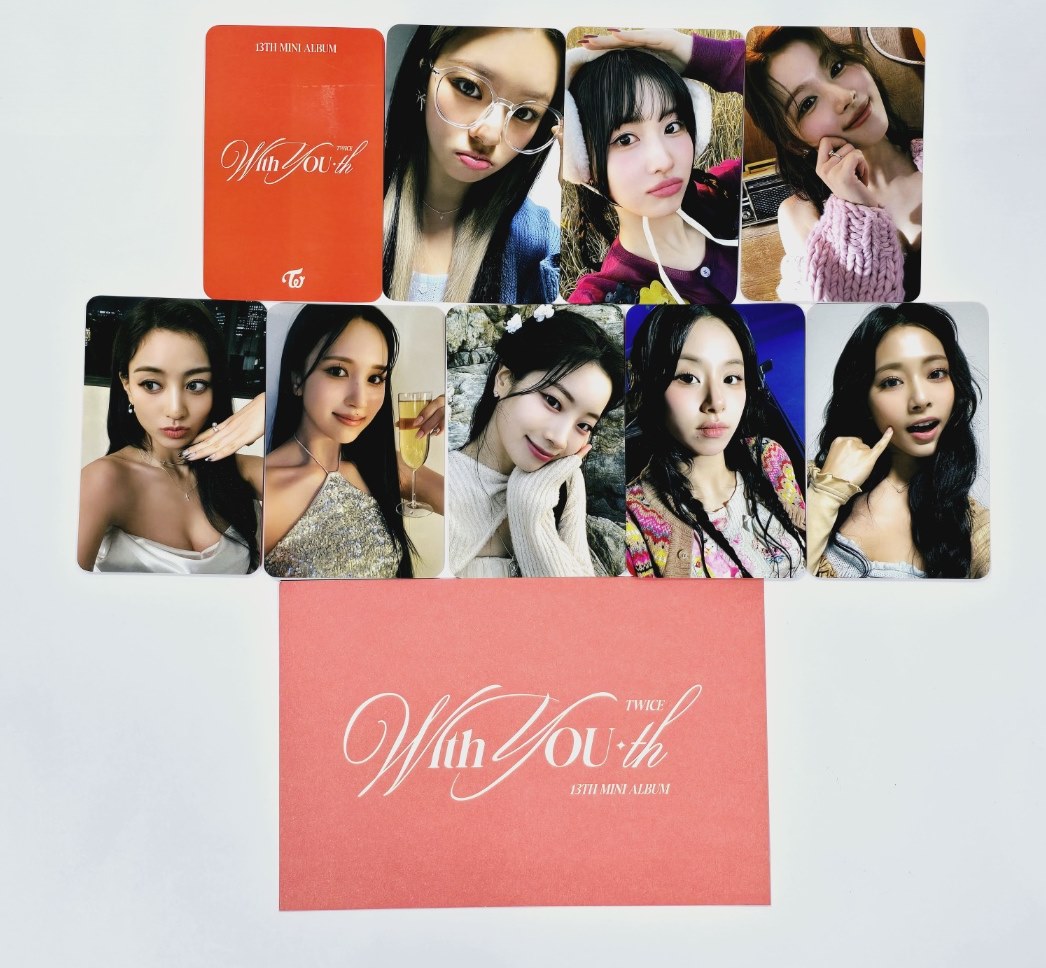TWICE "With YOU-th" Mini 13th - Music Plant Pre-Order Benefit Photocard [24.3.4] - HALLYUSUPERSTORE