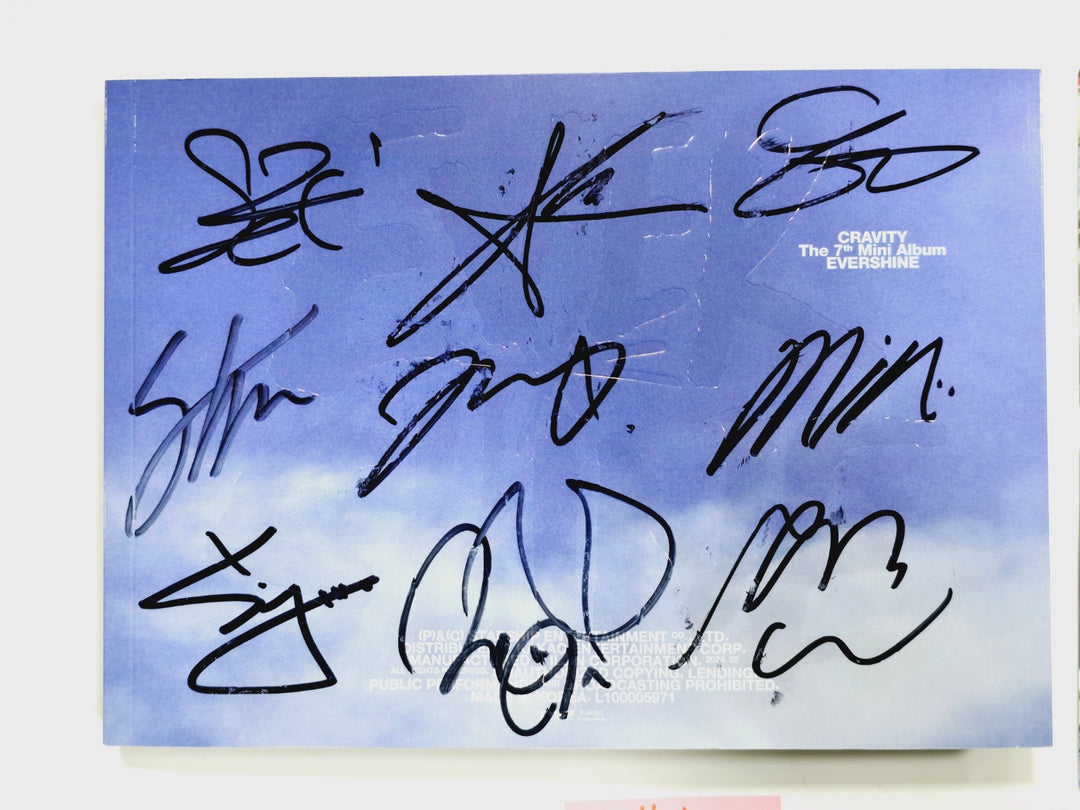 CRAVITY "EVERSHINE" - Hand Autographed(Signed) Promo Album [24.3.4] - HALLYUSUPERSTORE
