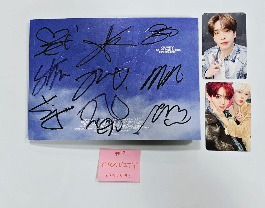 CRAVITY "EVERSHINE" - Hand Autographed(Signed) Promo Album [24.3.4] - HALLYUSUPERSTORE