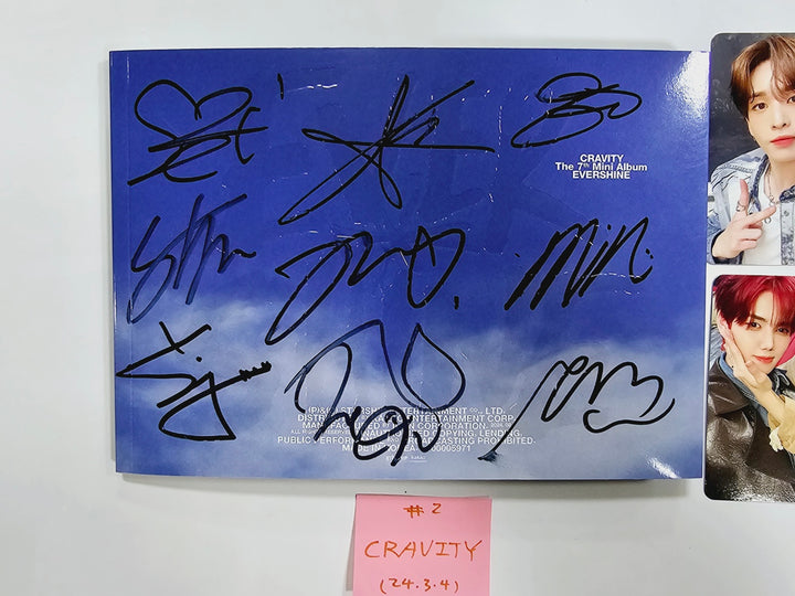 CRAVITY "EVERSHINE" - Hand Autographed(Signed) Promo Album [24.3.4] - HALLYUSUPERSTORE