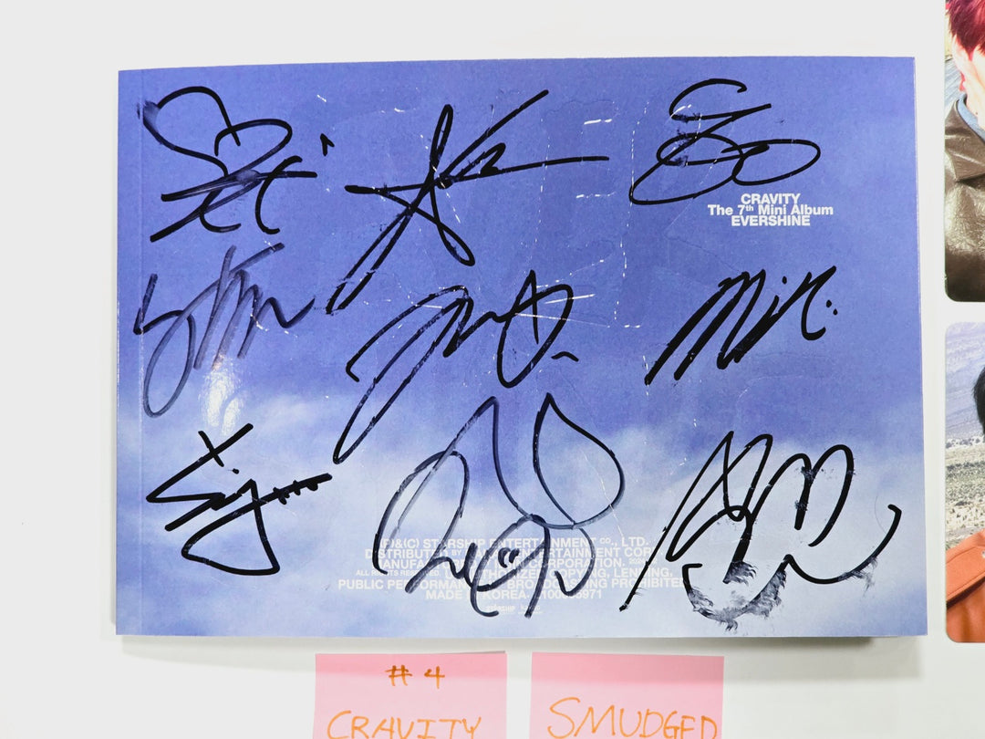 CRAVITY "EVERSHINE" - Hand Autographed(Signed) Promo Album [24.3.4] - HALLYUSUPERSTORE