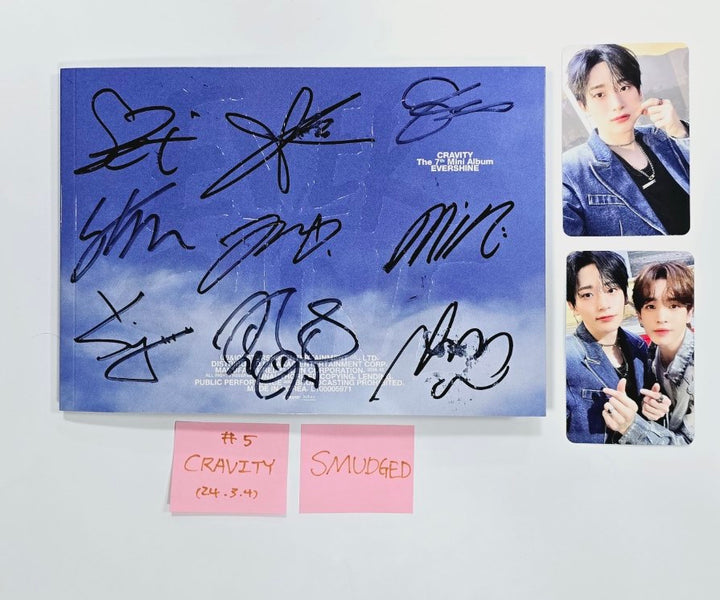CRAVITY "EVERSHINE" - Hand Autographed(Signed) Promo Album [24.3.4] - HALLYUSUPERSTORE