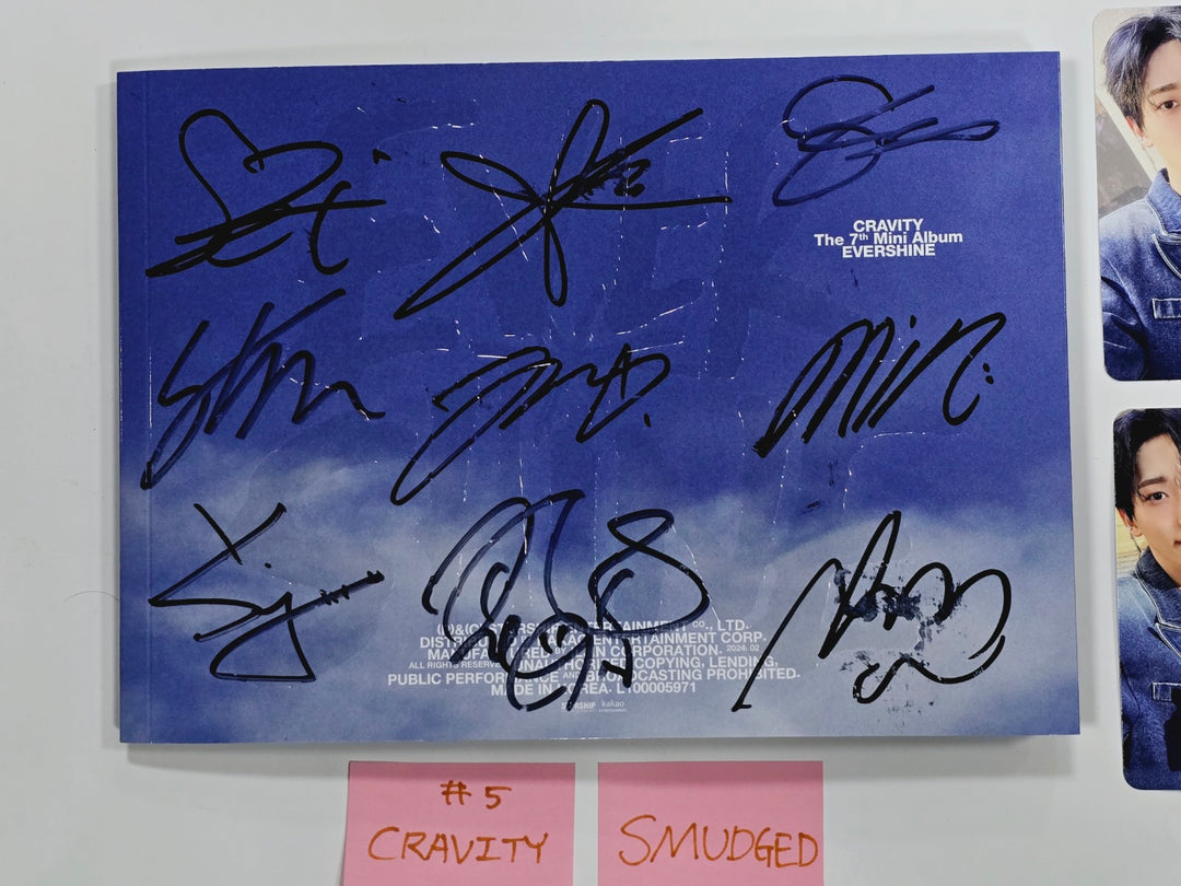 CRAVITY "EVERSHINE" - Hand Autographed(Signed) Promo Album [24.3.4] - HALLYUSUPERSTORE