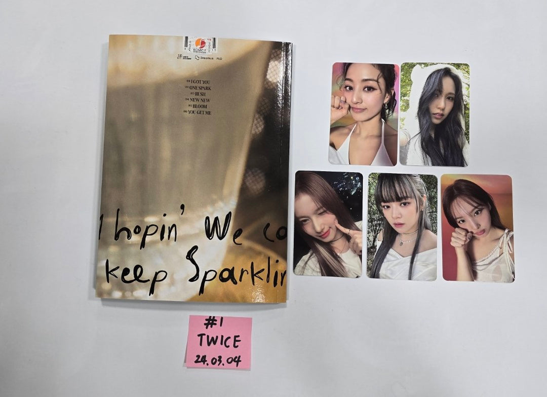 TWICE "With YOU-th" - Hand Autographed(Signed) Promo Album [24.3.4] - HALLYUSUPERSTORE
