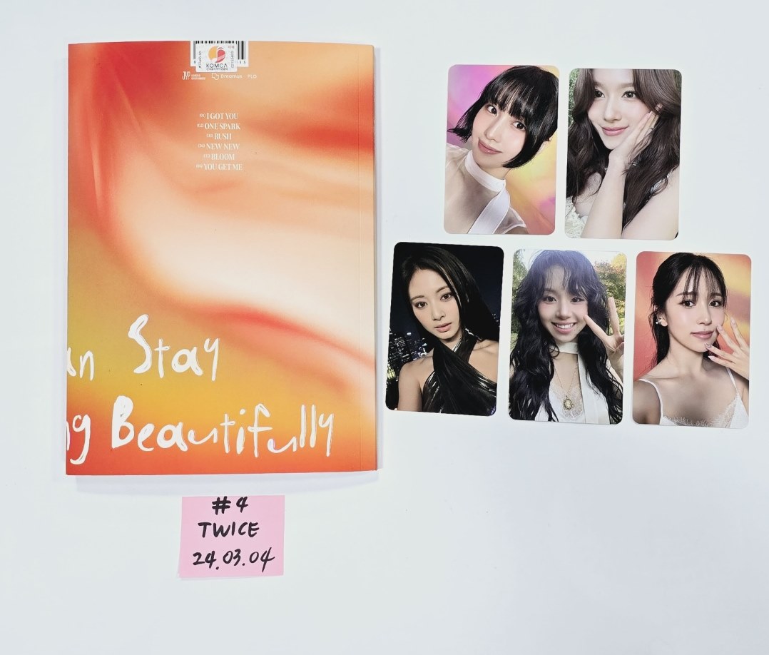 TWICE "With YOU-th" - Hand Autographed(Signed) Promo Album [24.3.4] - HALLYUSUPERSTORE