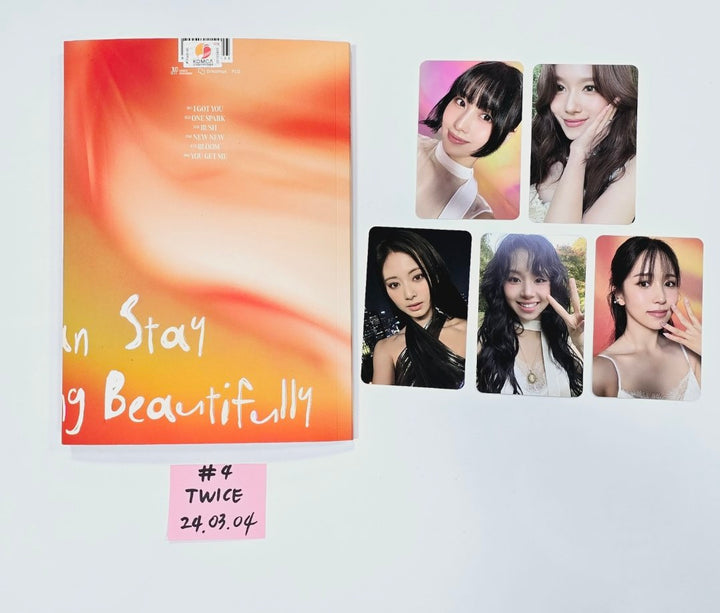 TWICE "With YOU-th" - Hand Autographed(Signed) Promo Album [24.3.4] - HALLYUSUPERSTORE