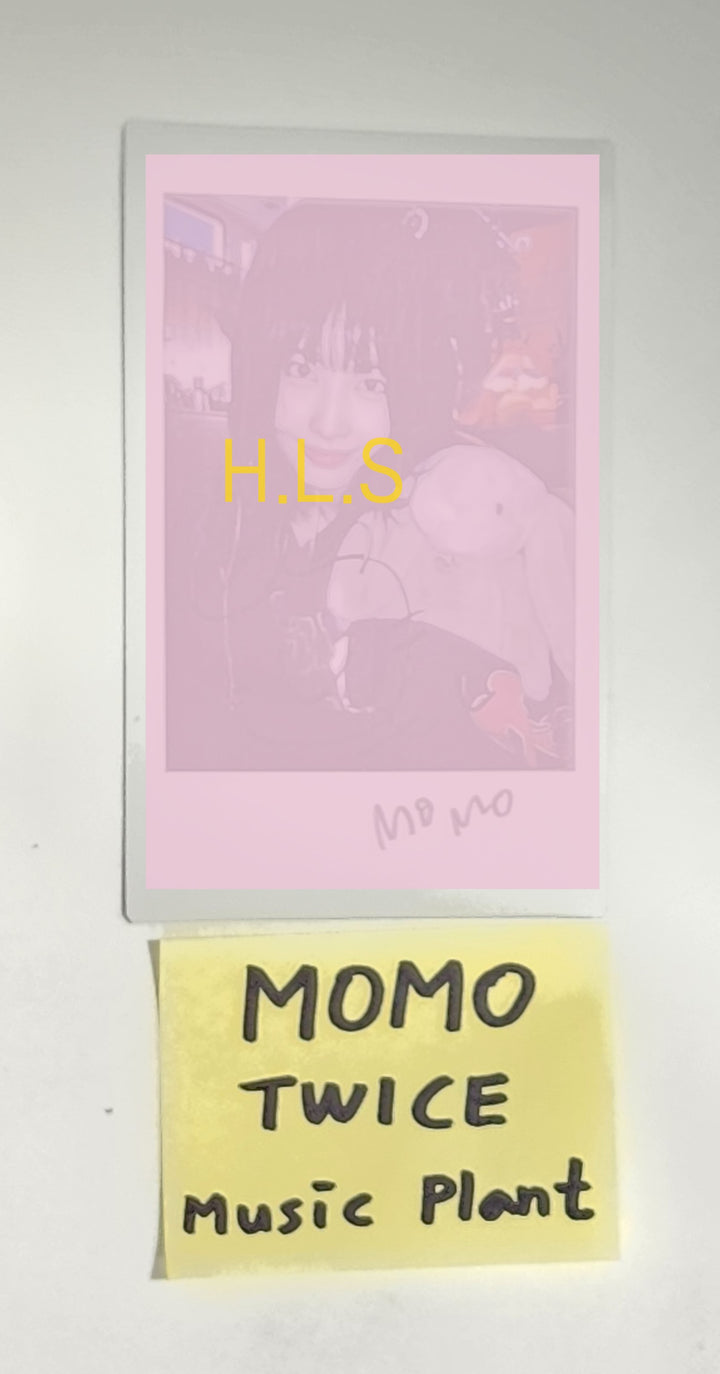 MOMO (Of TWICE) "With YOU-th" - Hand Autographed(Signed) Polaroid [24.3.4] - HALLYUSUPERSTORE
