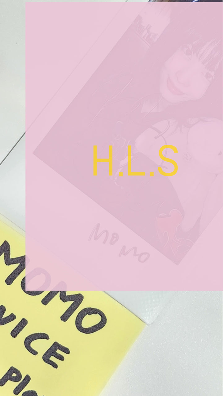 MOMO (Of TWICE) "With YOU-th" - Hand Autographed(Signed) Polaroid [24.3.4] - HALLYUSUPERSTORE