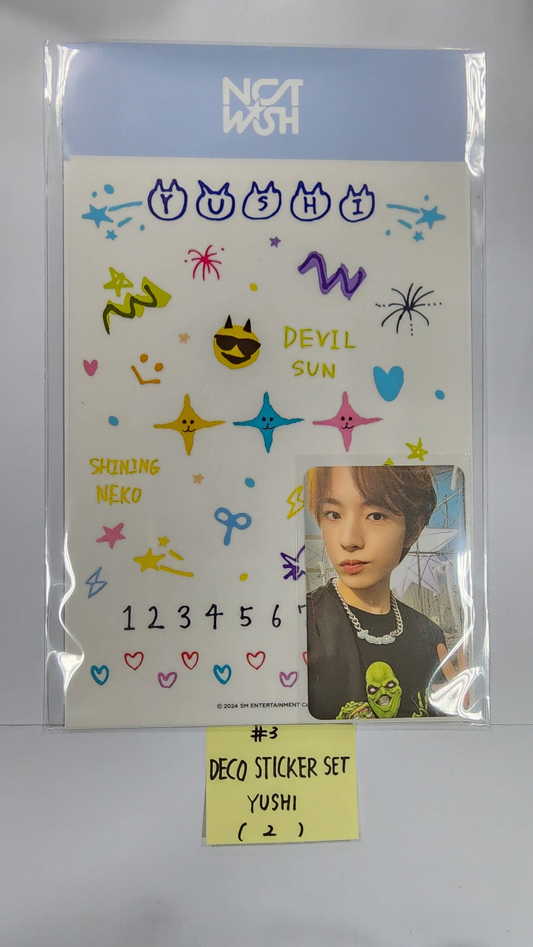 NCT Wish - "Wish" Pop-Up Store Official MD [Acrylic Stand, PhotoCard Deco Sticker] [24.3.5] - HALLYUSUPERSTORE
