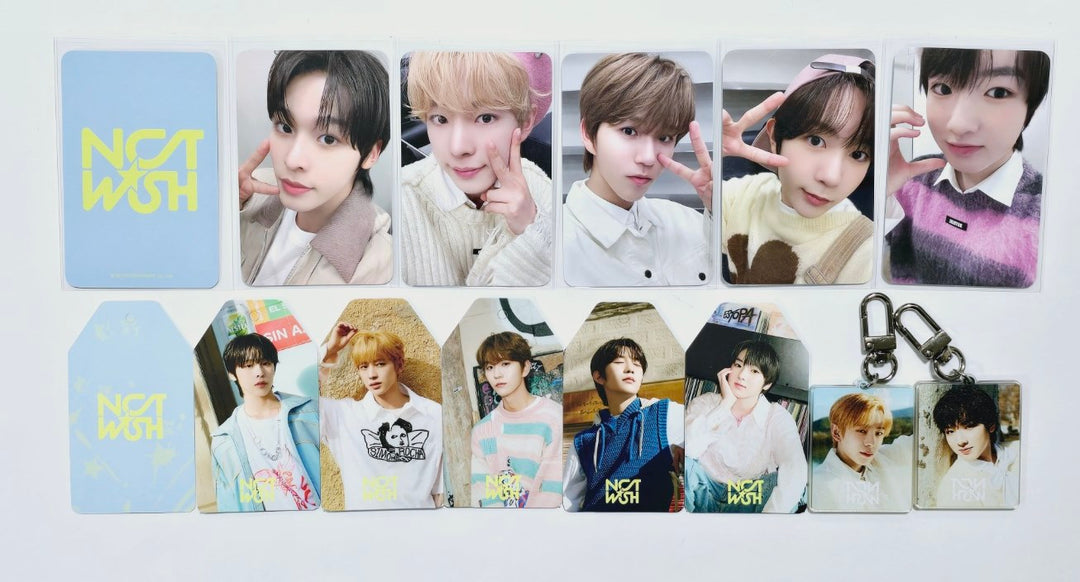 NCT Wish "WISH" - Everline Lucky Draw Event Photocard, Paper Tag, Keyring [24.3.5] - HALLYUSUPERSTORE