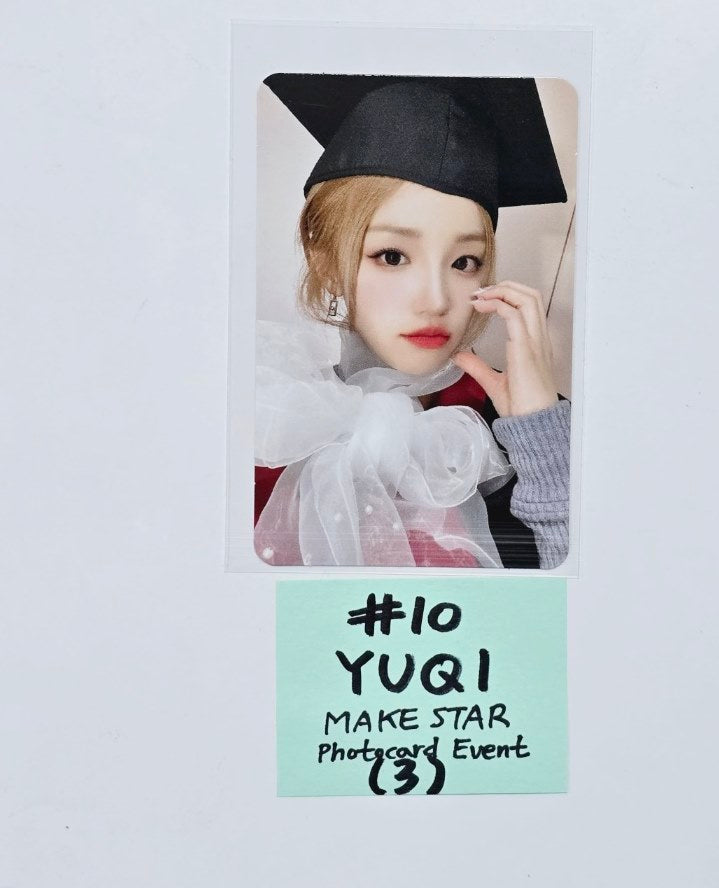 (g) I-DLE "2" 2nd Full Album - Makestar Fansign Event Photocard Round 2 [Pocaalbum Ver.] [24.3.5] - HALLYUSUPERSTORE