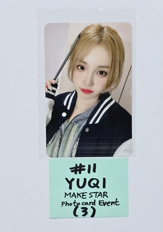 (g) I-DLE "2" 2nd Full Album - Makestar Fansign Event Photocard Round 2 [Pocaalbum Ver.] [24.3.5] - HALLYUSUPERSTORE