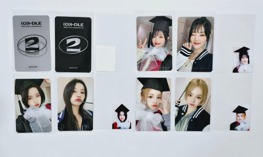 (g) I-DLE "2" 2nd Full Album - Makestar Fansign Event Photocard Round 2 [Pocaalbum Ver.] [24.3.5] - HALLYUSUPERSTORE
