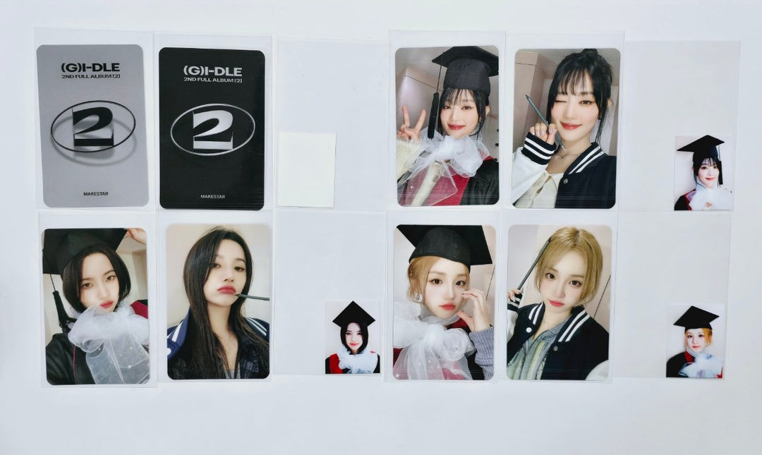 (g) I-DLE "2" 2nd Full Album - Makestar Fansign Event Photocard Round 2 [Pocaalbum Ver.] [24.3.5] - HALLYUSUPERSTORE