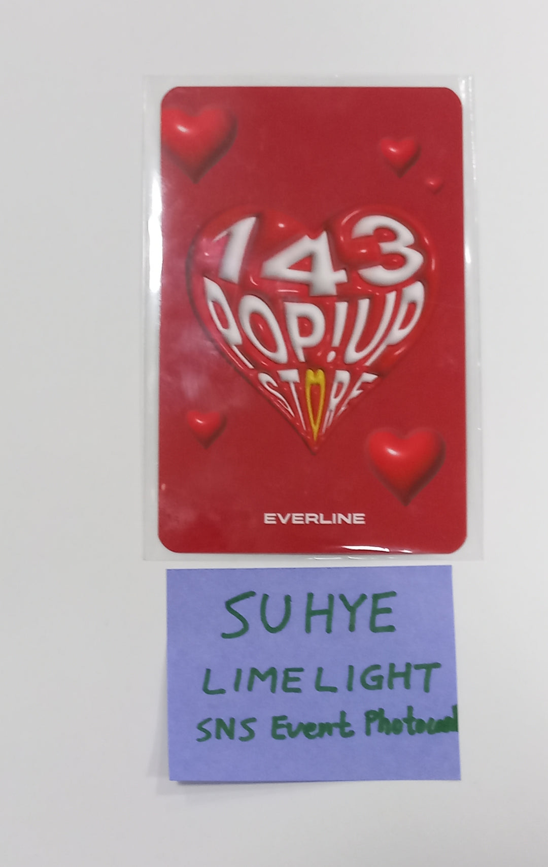 LimeLight - "143 Pop! Up Store" SNS Event Photocard [24.03.08] - HALLYUSUPERSTORE
