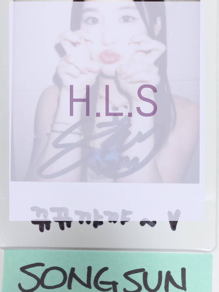 Songsun (Of TRI.BE) "Diamond" - Hand Autographed(Signed) Polaroid [24.3.11] - HALLYUSUPERSTORE