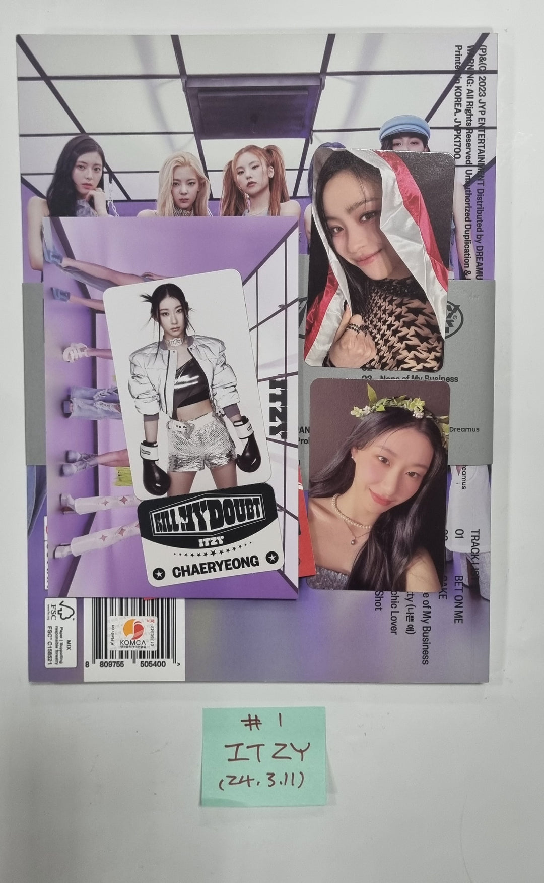 Itzy "Kill My Doubt" - Hand Autographed(Signed) Promo Album [24.3.11] - HALLYUSUPERSTORE