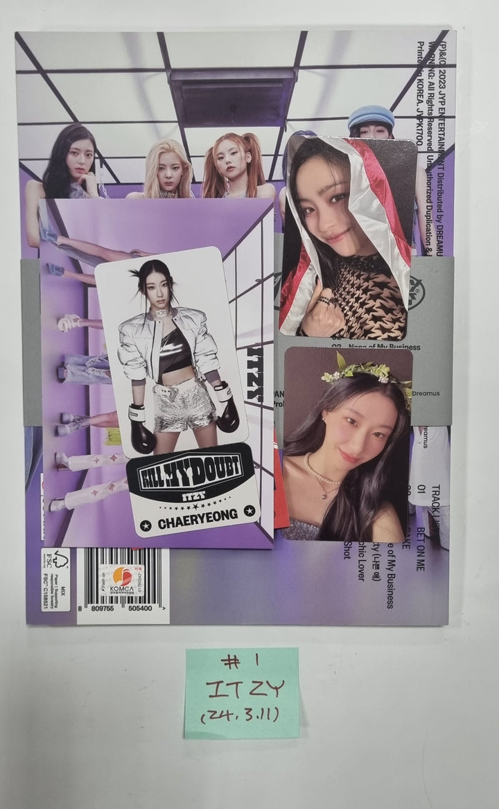 Itzy "Kill My Doubt" - Hand Autographed(Signed) Promo Album [24.3.11] - HALLYUSUPERSTORE