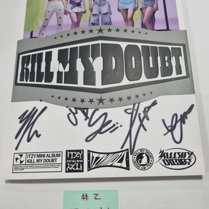 Itzy "Kill My Doubt" - Hand Autographed(Signed) Promo Album [24.3.11] - HALLYUSUPERSTORE