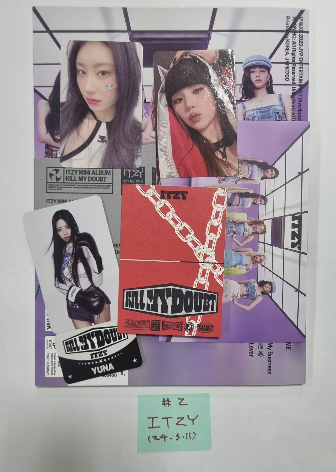Itzy "Kill My Doubt" - Hand Autographed(Signed) Promo Album [24.3.11] - HALLYUSUPERSTORE