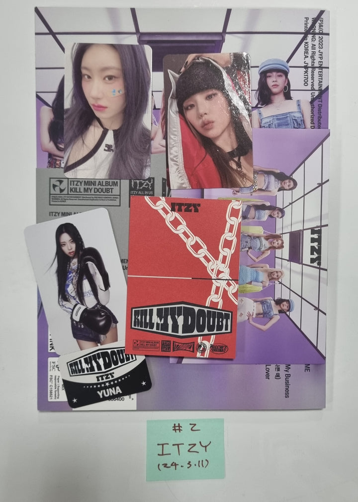 Itzy "Kill My Doubt" - Hand Autographed(Signed) Promo Album [24.3.11] - HALLYUSUPERSTORE