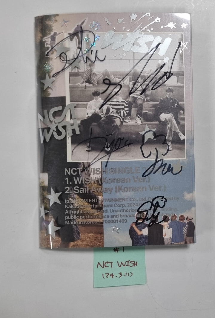 NCT Wish - Hand Autographed(Signed) Promo Album [24.3.11] - HALLYUSUPERSTORE