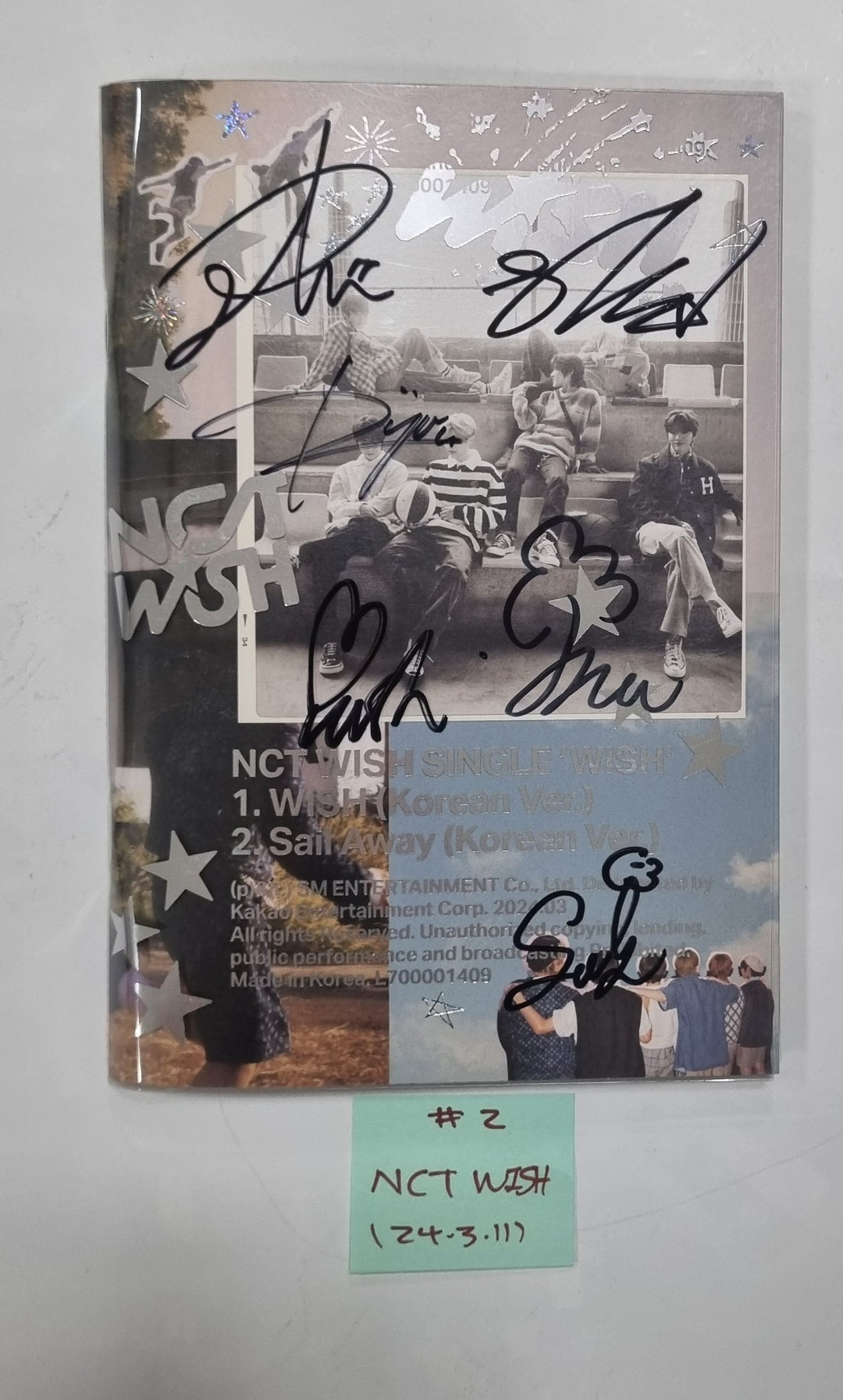 NCT Wish - Hand Autographed(Signed) Promo Album [24.3.11] - HALLYUSUPERSTORE